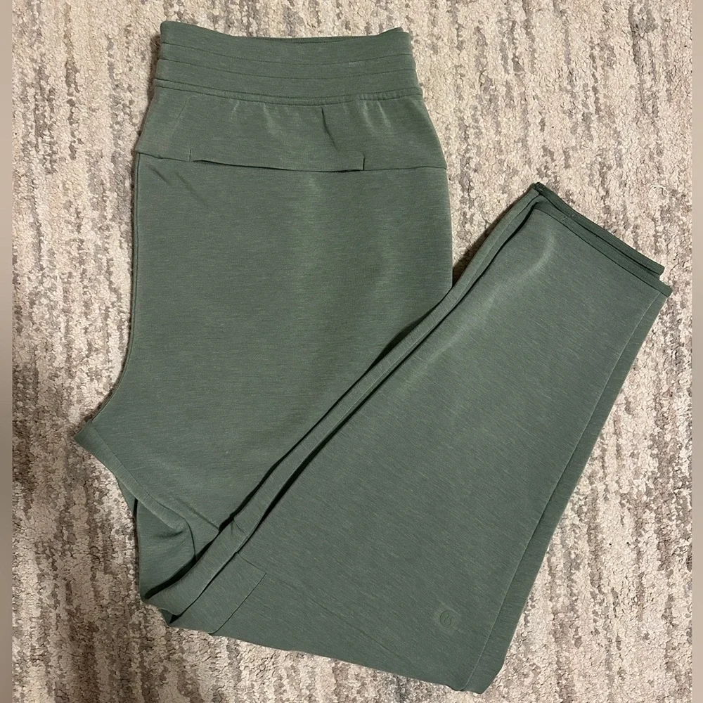Lululemon Men’s Gridliner Fleece Joggers Green Twill - Picture 1 of 10